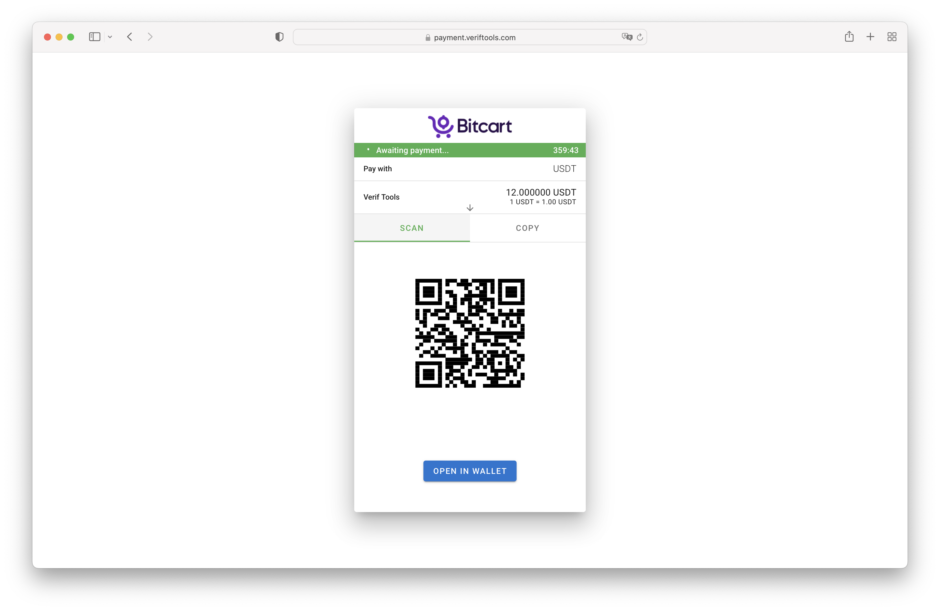 USDT TRC20 payment invoice USDT TRC20 payment invoice