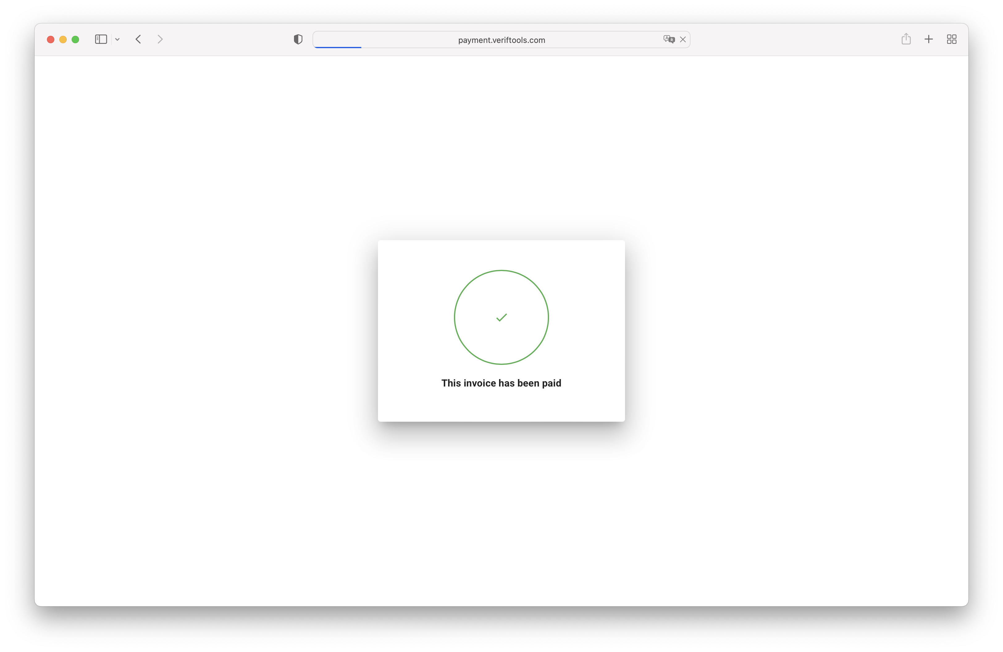 USDT invoice paid screen USDT invoice paid screen